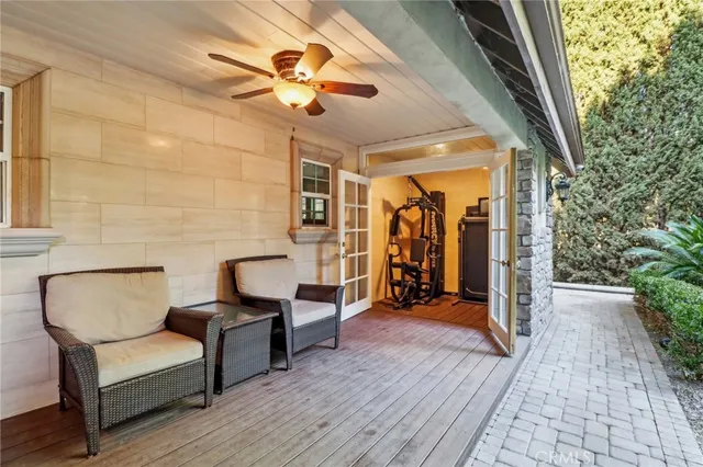 a view of a wrought iron fences in front of house