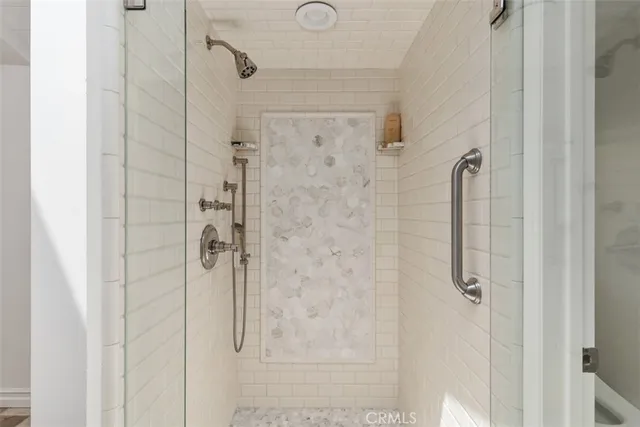 a view of a walk in closet