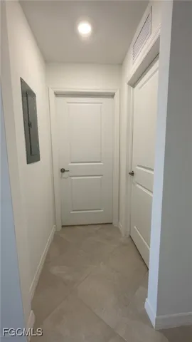 a view of empty room