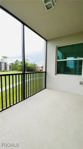 an aerial view of a house with outdoor space
