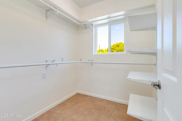 a bathroom with a window