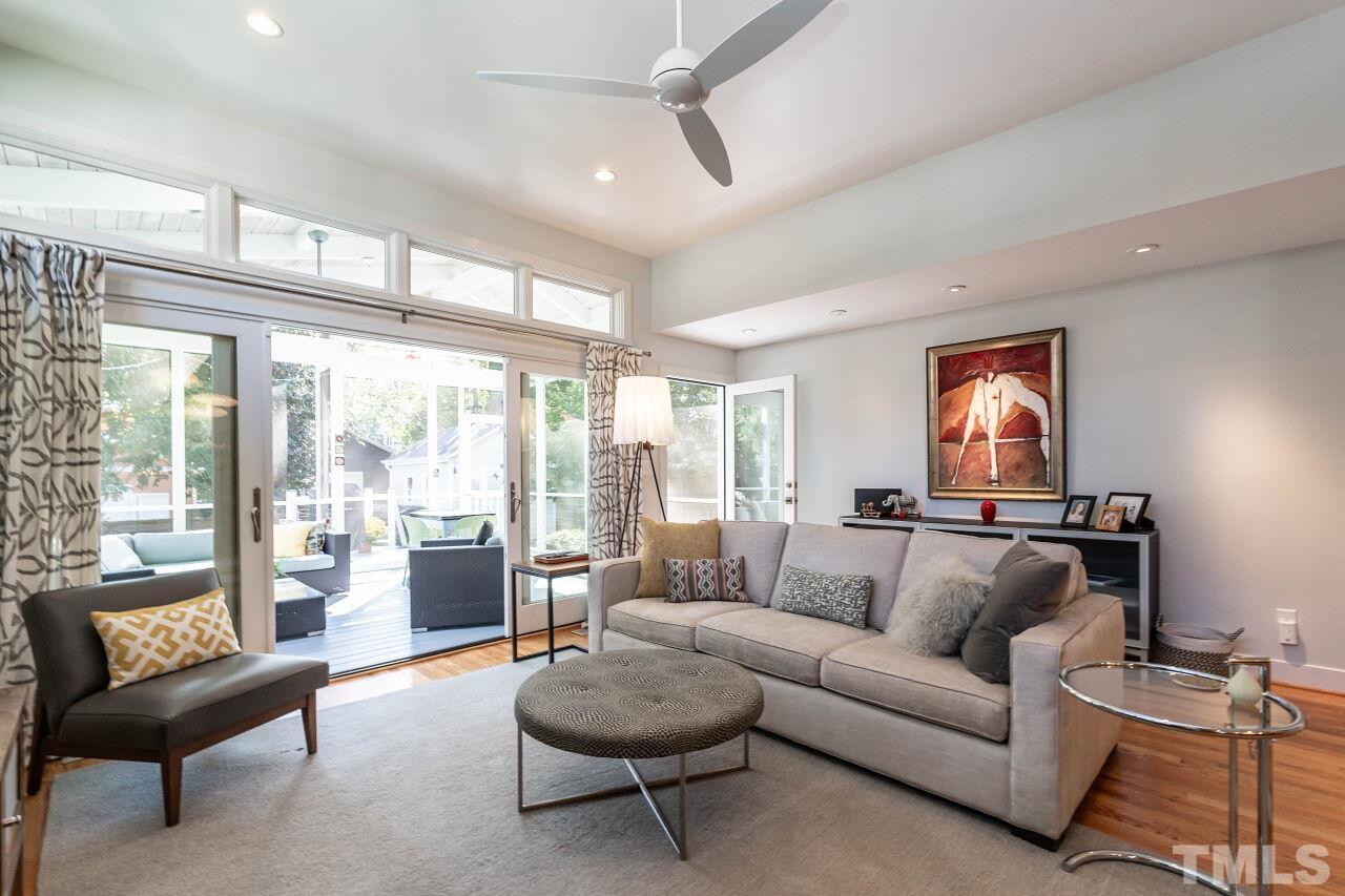 1210 Filmore Street Raleigh, NC 27605 - Photo 15 of 33 a living room with furniture and a large window
