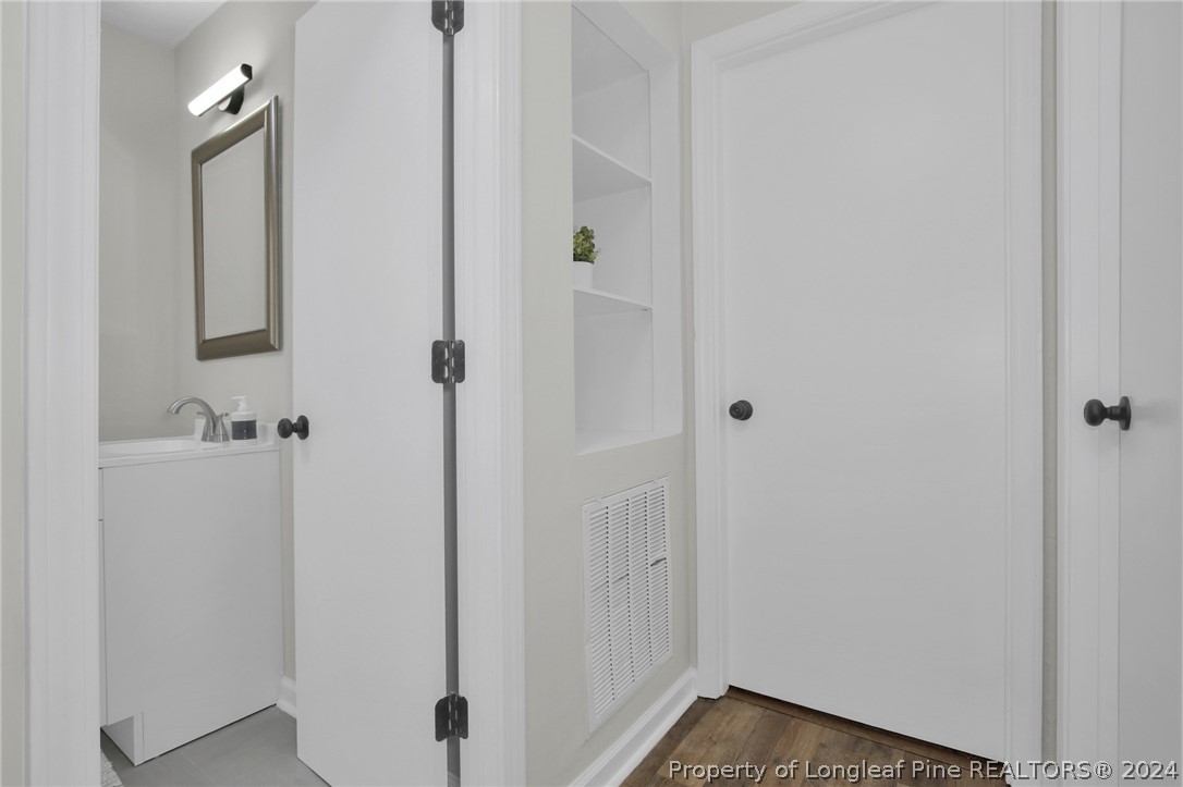 2714 George Owen Road Fayetteville, NC 28306 - Photo 9 of 12 a view of a hallway with closet and entryway