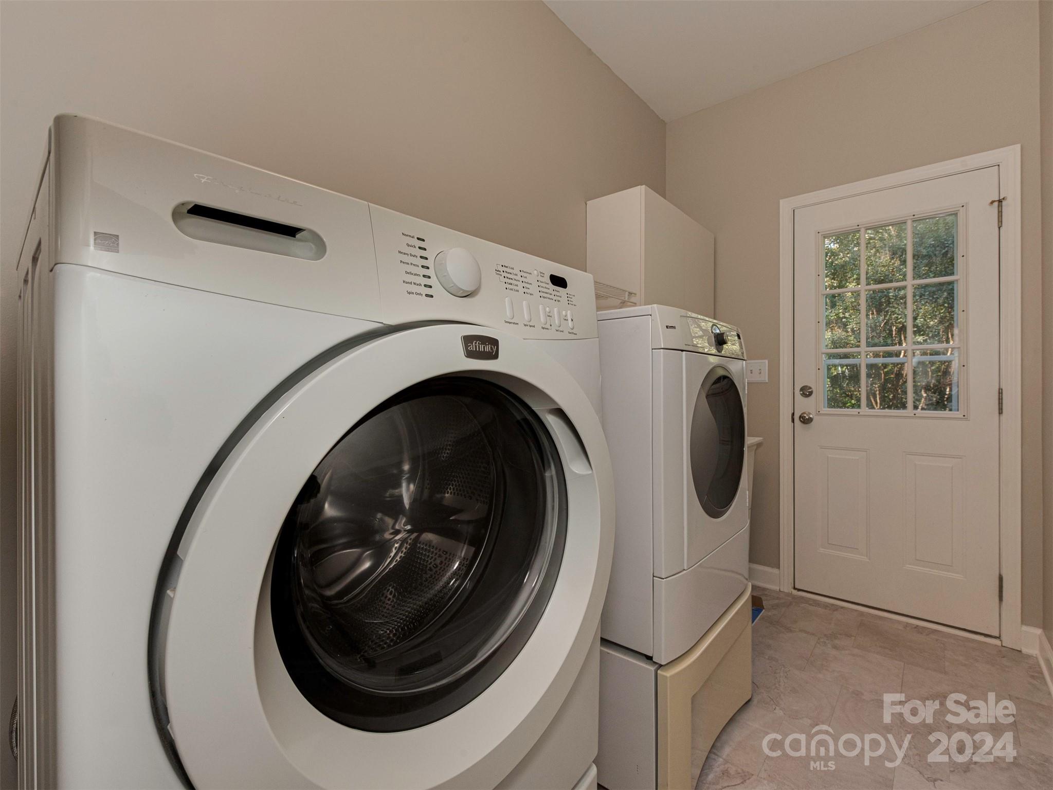 4801 Steepleton Way Charlotte, NC 28215 - Photo 8 of 28 a utility room with dryer and washer