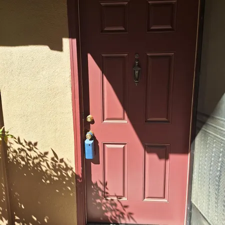 a view of front door