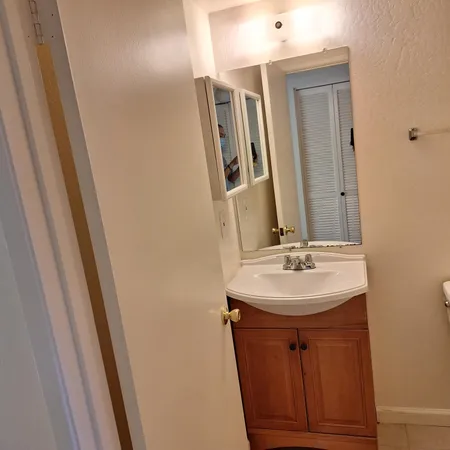 a view of a small space