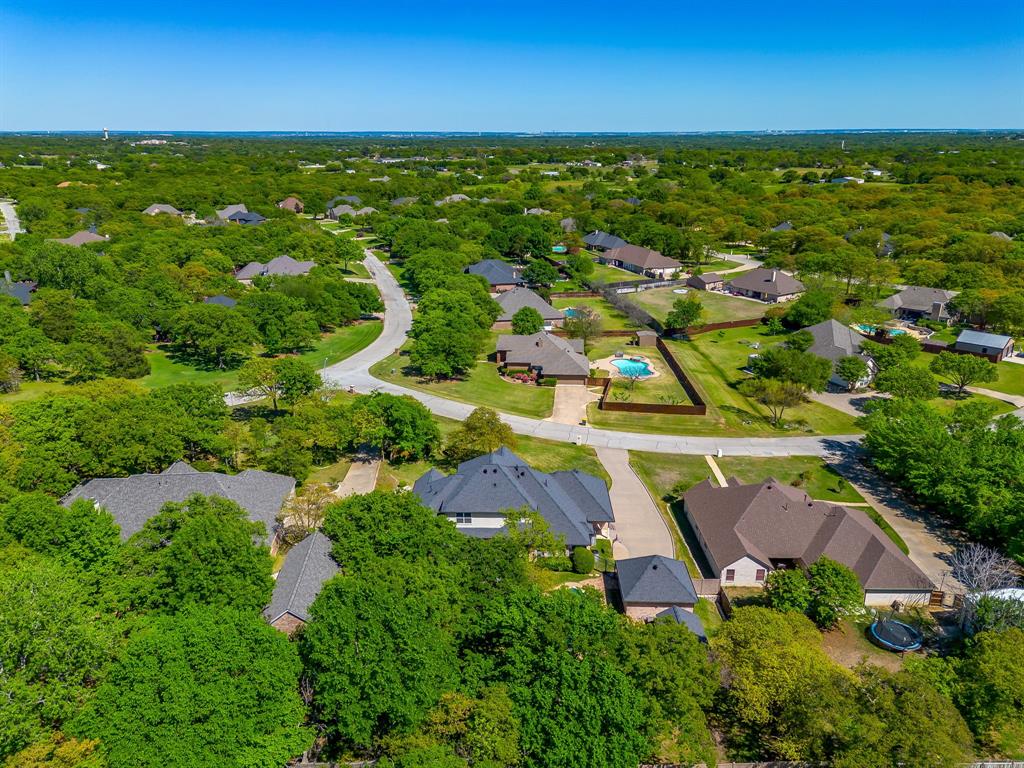 312 Oak Ridge Drive Burleson, TX 76028 - Photo 9 of 40 an aerial view of residential houses with outdoor space and trees