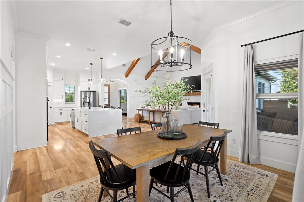 1074 Pioneer Crossing Weatherford, TX 76088 - Photo 15 of 36 a view of a dining room with furniture window and outside view