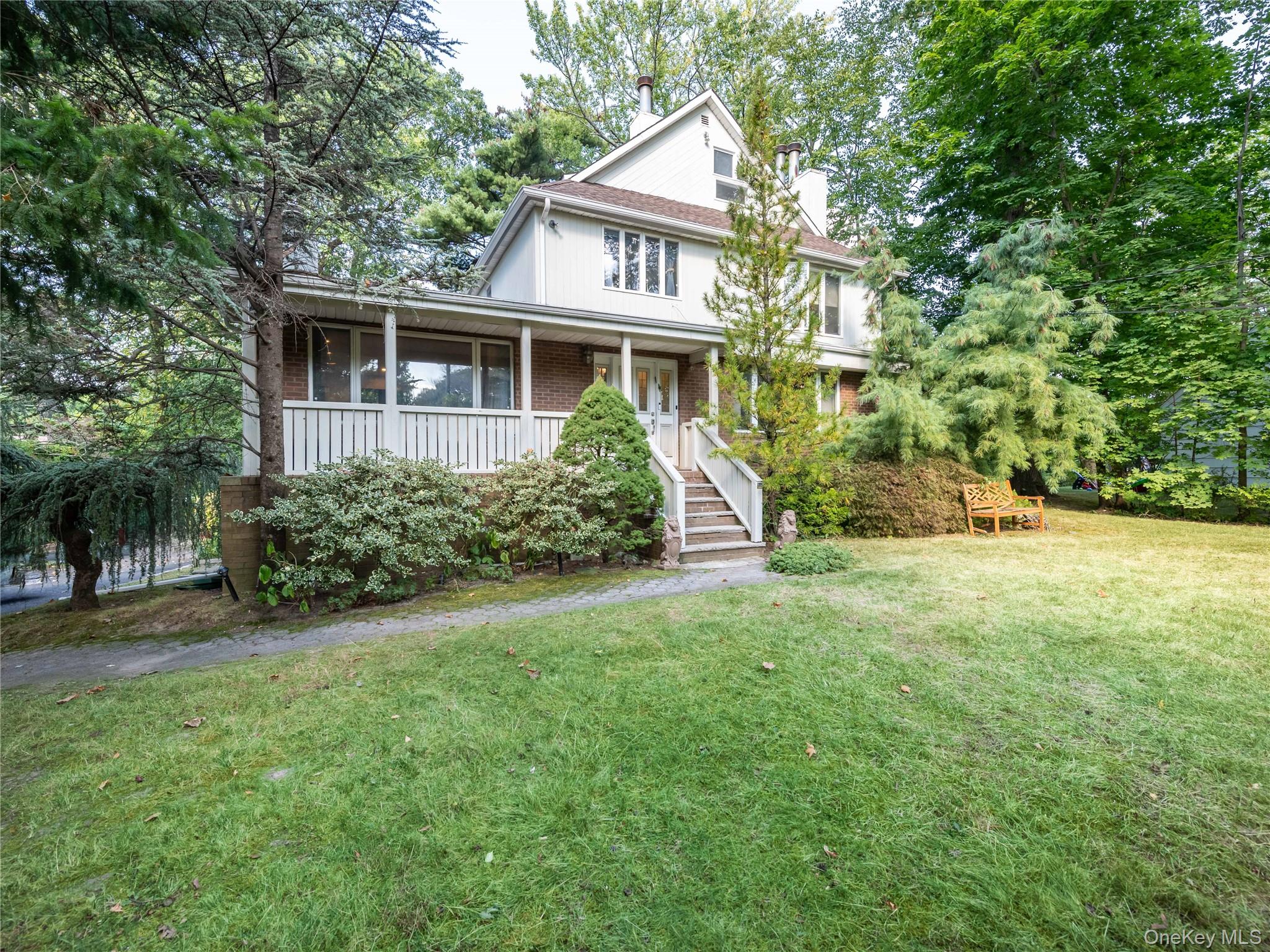 Front Of House With Covered Porch