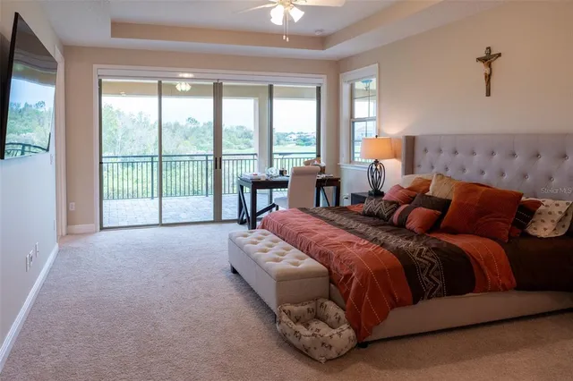 a view of a golf course