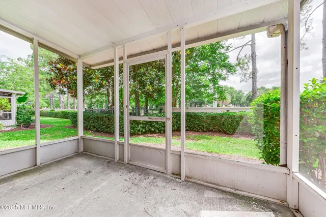a view of a room with porch and outdoor space
