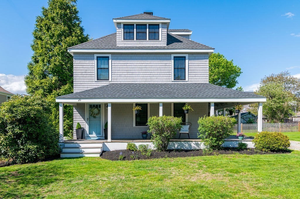 20 Driftway Scituate, MA 02066 - Photo 2 of 42 a view of a house with a yard potted plants and a table