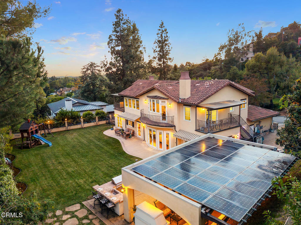 574 Camillo Road Sierra Madre, CA 91024 - Photo 29 of 44 Aerial Solar