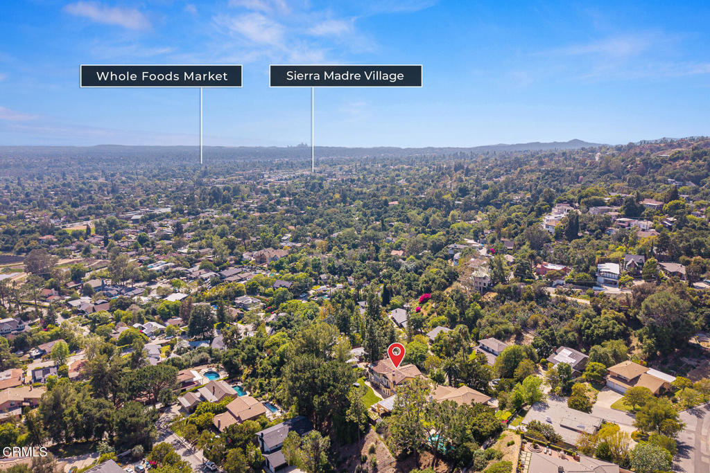 574 Camillo Road Sierra Madre, CA 91024 - Photo 44 of 44 Aerial View