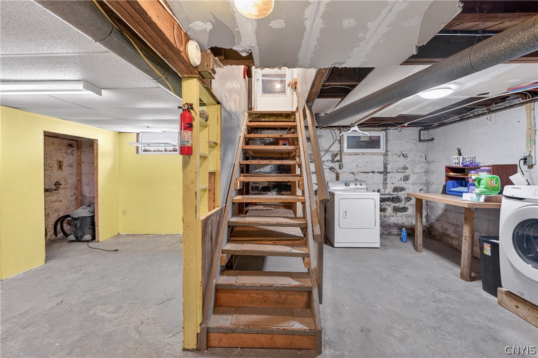 404 Oakwood Street Rome, NY 13440 - Photo 34 of 48 Full dry basement with the option to be finished