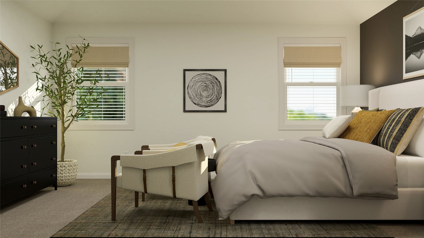 18024 Prairie Falcon Way Pflugerville, TX 78660 - Photo 7 of 23 a bedroom with a bed and a window