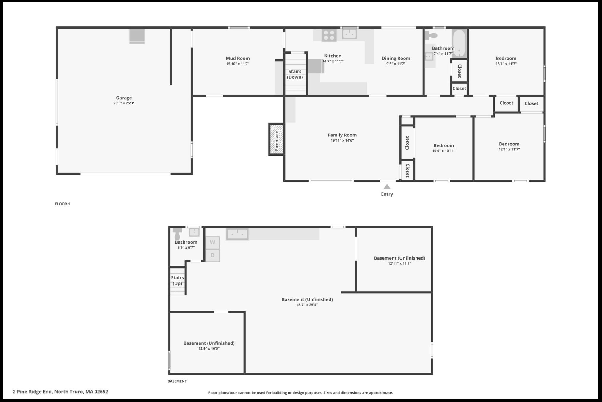 2 Pine Ridge End Truro, MA 02666 - Photo 23 of 23 floor plan