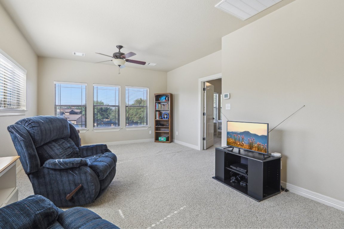 600 Augusta Circle Point Venture, TX 78645 - Photo 21 of 38 Upstars is a large gameroom, perfect for those table games or use as extra sleeping