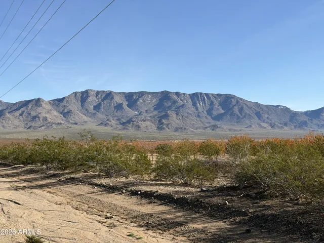 a view of a mountain with a outdoor space