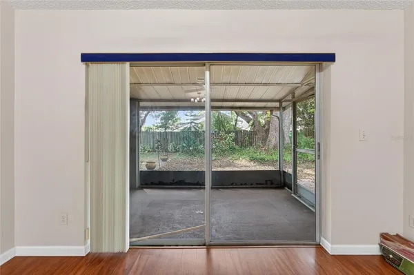 a view of a room with window