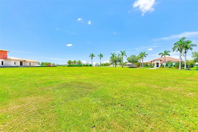 a view of a building with yard