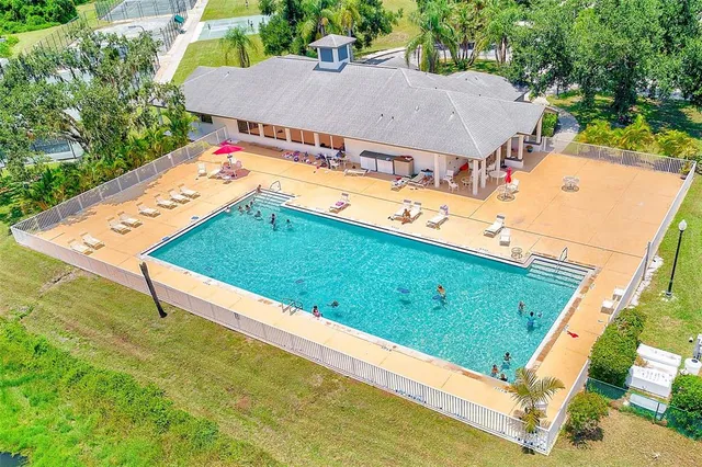 a view of a garden with lake view