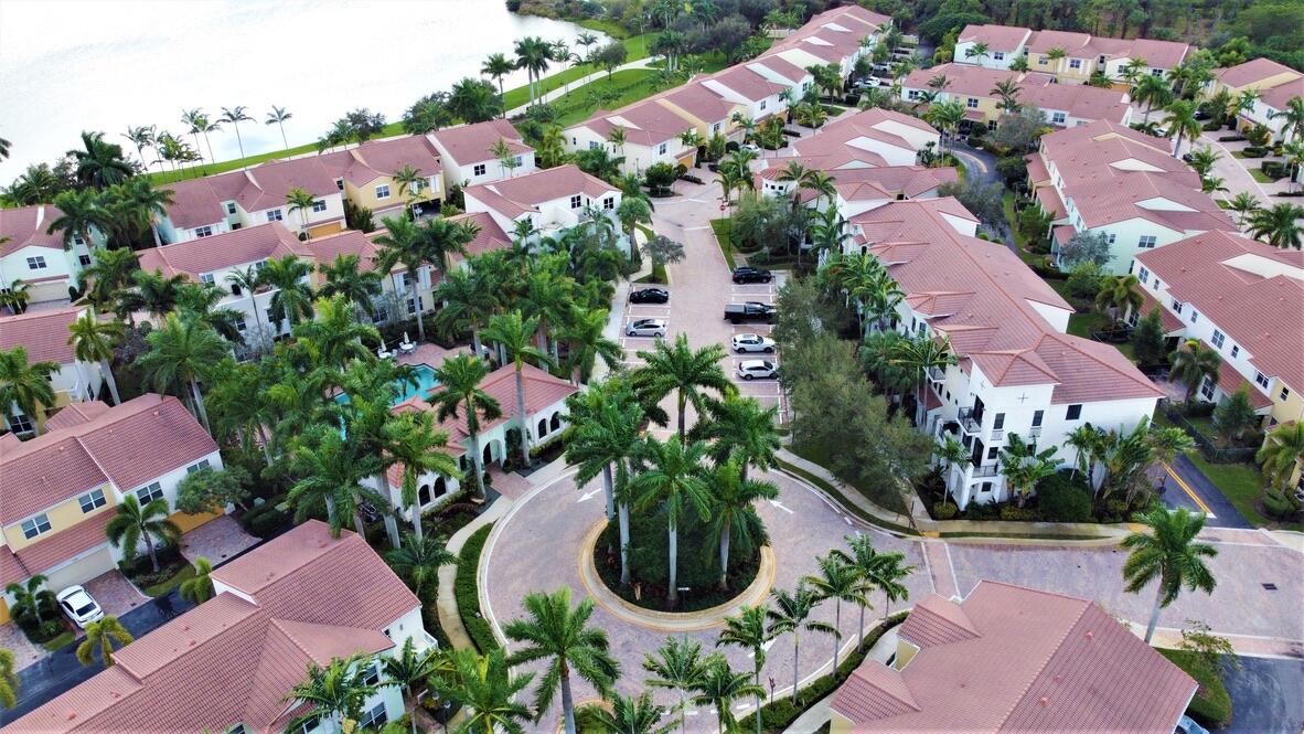 4866 Northwest 16th Avenue Boca Raton, FL 33431 - Photo 56 of 67 an aerial view of residential house with outdoor space and swimming pool