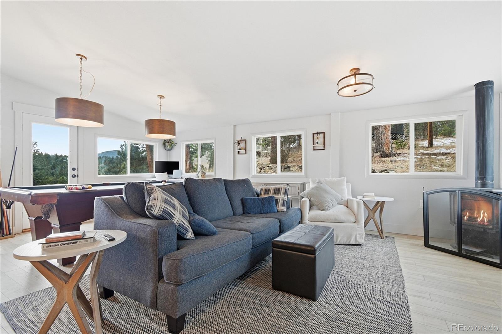 6387 High Drive Morrison, CO 80465 - Photo 7 of 49 a living room with furniture and wooden floor