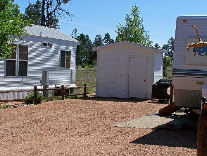 2723 Whiskey Road, Unit 143 Overgaard, AZ 85933 - Photo 3 of 6 LOT SHOWING SHED