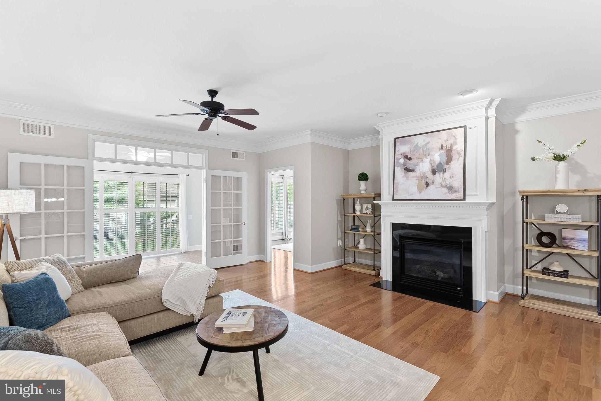 44424 Sunset Maple Drive Ashburn, VA 20147 - Photo 23 of 63 a living room with furniture a window and a fireplace