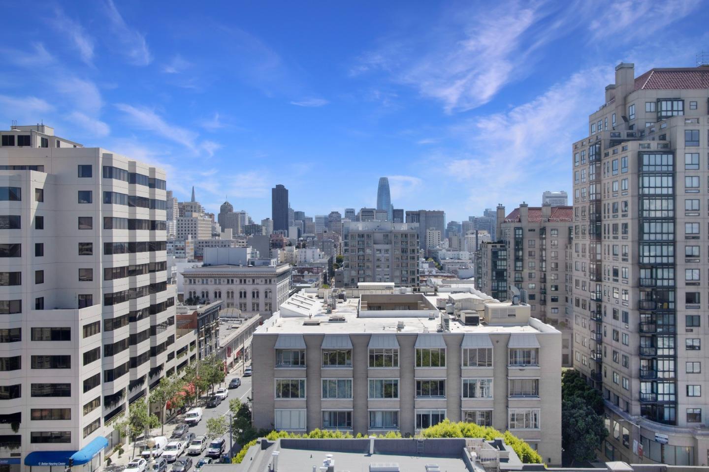 1483 Sutter Street, Unit 1101 San Francisco, CA 94109 - Photo 26 of 39 a view of a city with tall buildings