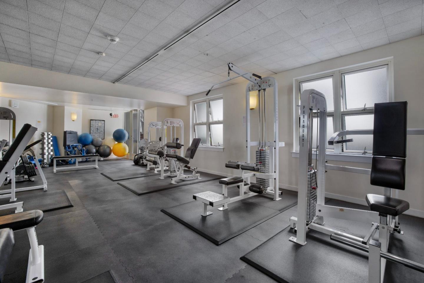 1483 Sutter Street, Unit 1101 San Francisco, CA 94109 - Photo 36 of 39 a view of a room with gym equipment