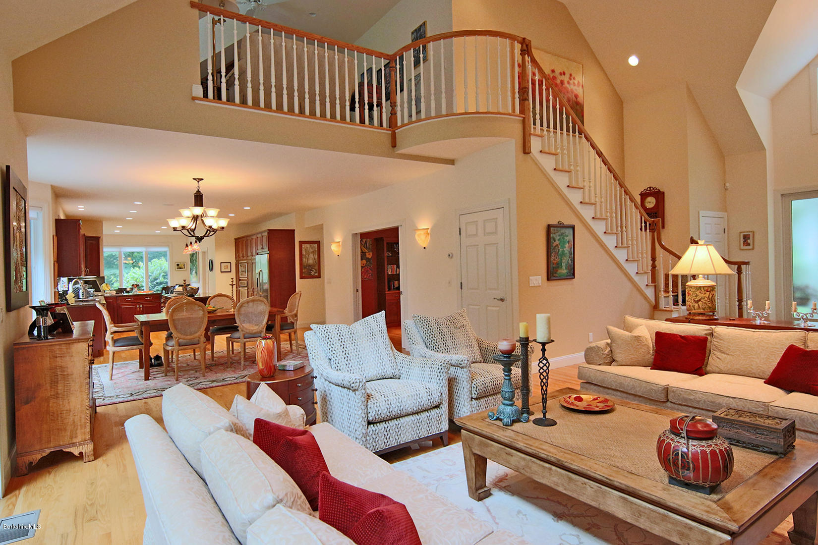 26 Austerlitz Road West Stockbridge, MA 01266 - Photo 7 of 33 VIEW TO LOFT & KITCHEN