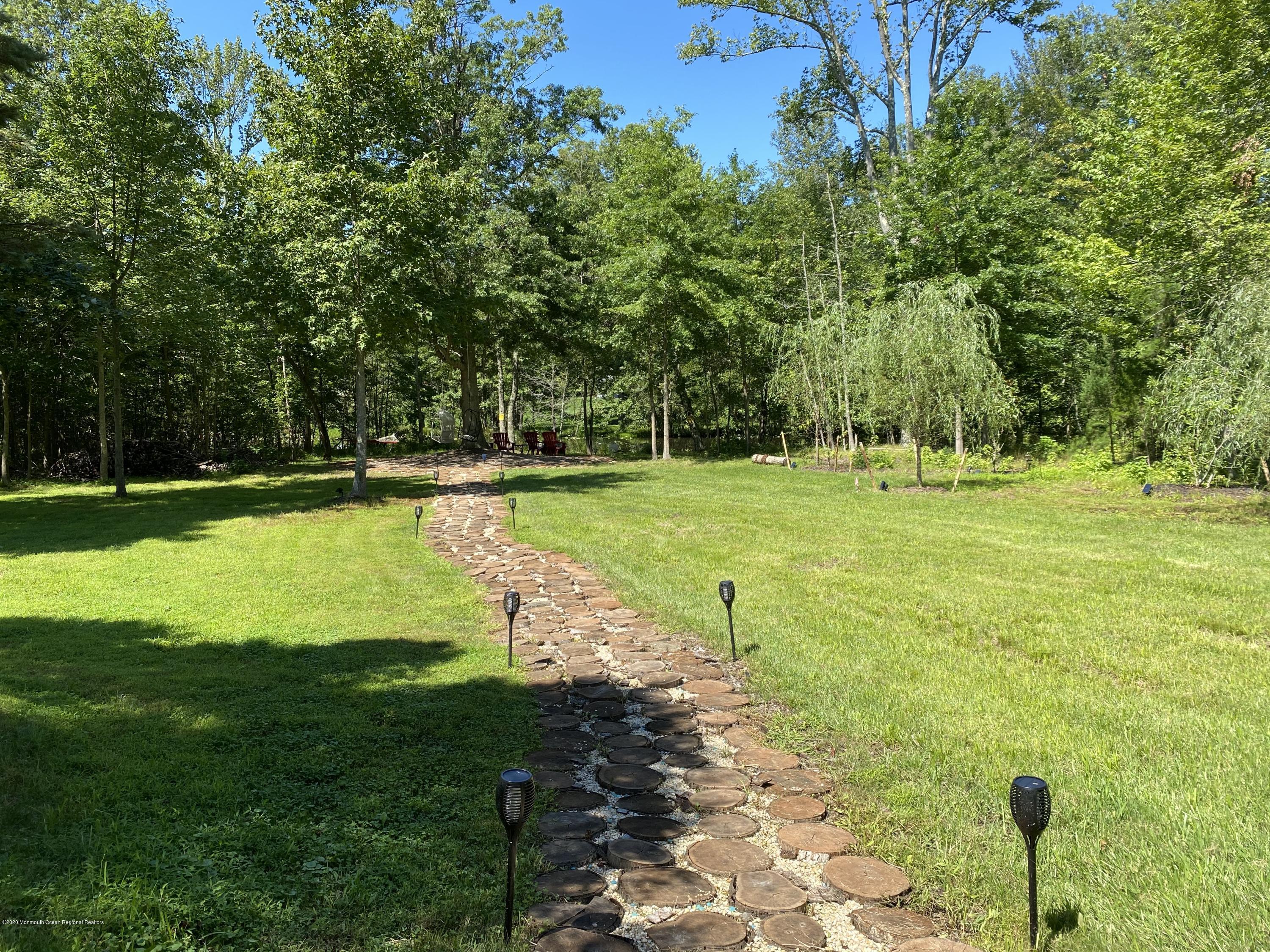 436 Stagecoach Road Millstone Township, NJ 08510 - Photo 18 of 97 a view of a golf course with a lake