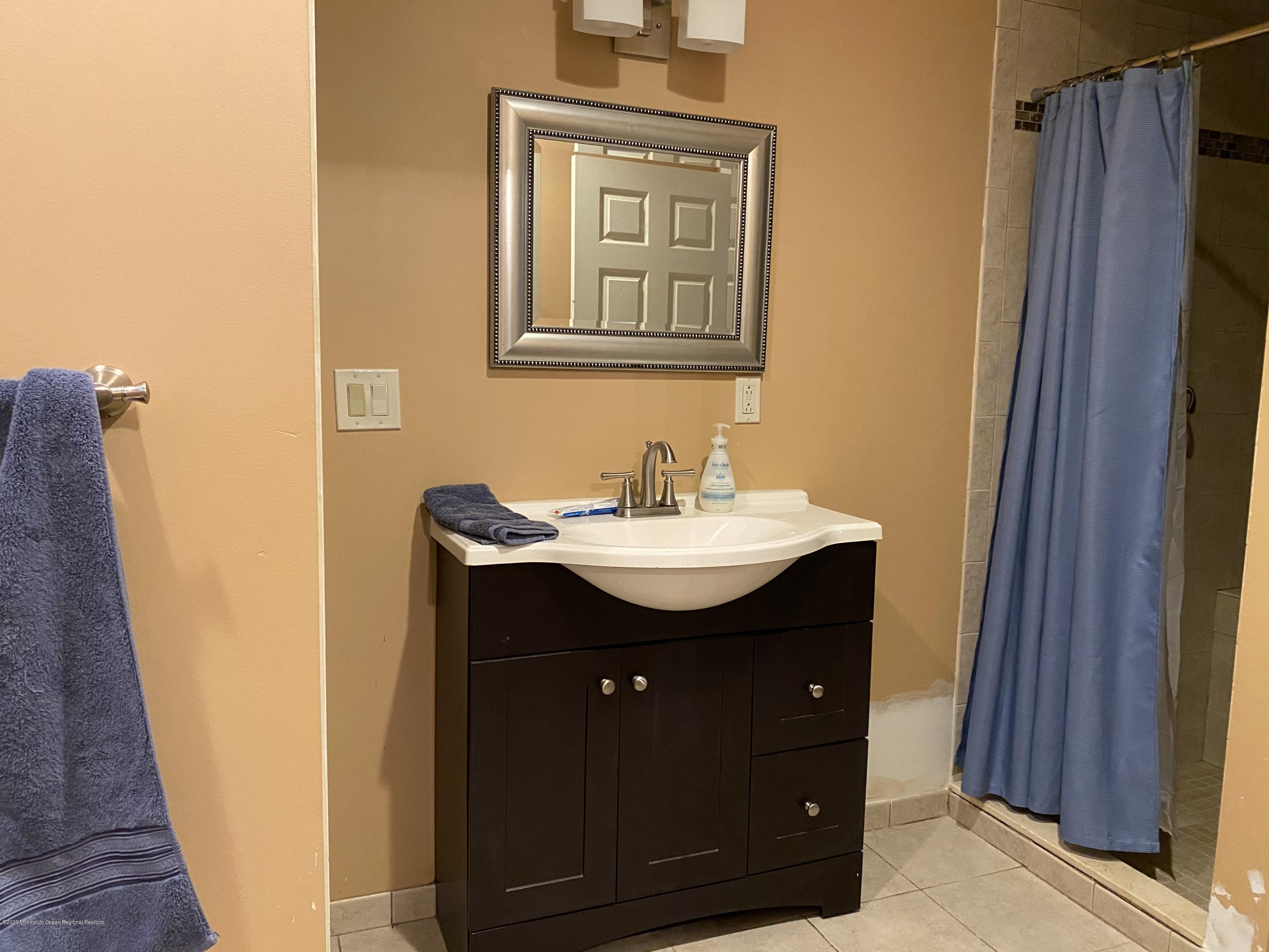 436 Stagecoach Road Millstone Township, NJ 08510 - Photo 71 of 97 a bathroom with a sink and a mirror