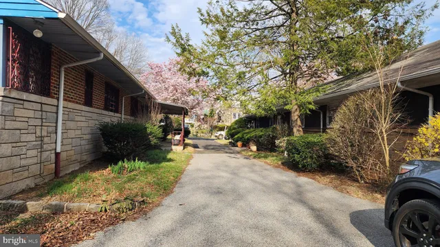 a view of a house with a patio