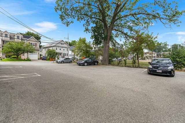 a car parked on the side of a street