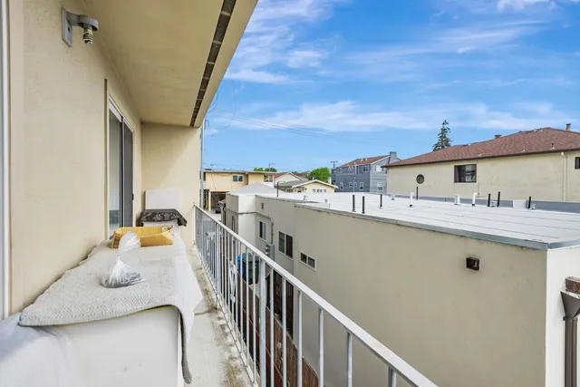 a view of balcony and deck