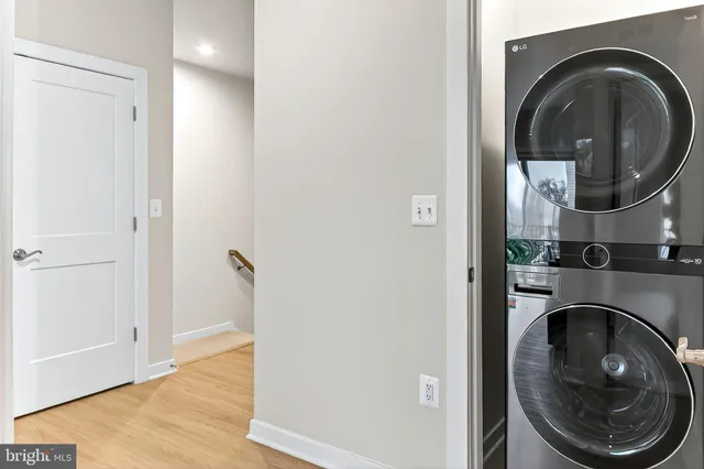 a front view of a building with street