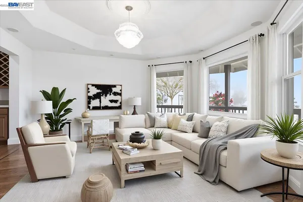 a view of balcony with hardwood and floor