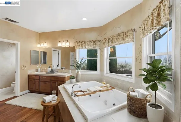 a outdoor living space with furniture and a potted plant