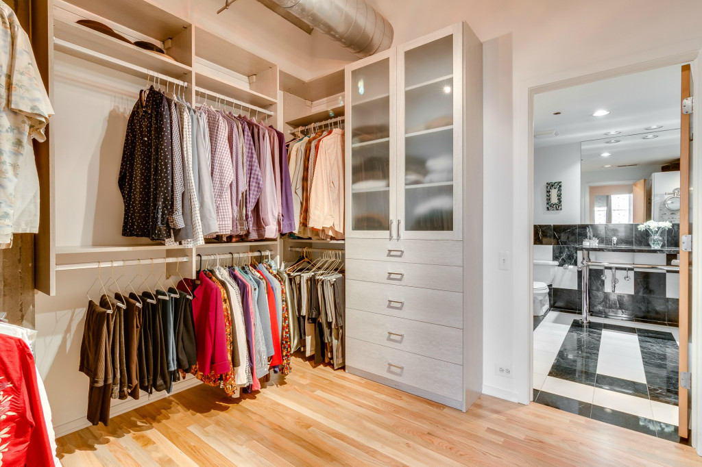 850 West Adams Street, Unit 6D Chicago, IL 60607 - Photo 24 of 35 a view of walk in closet with clothes and shoes