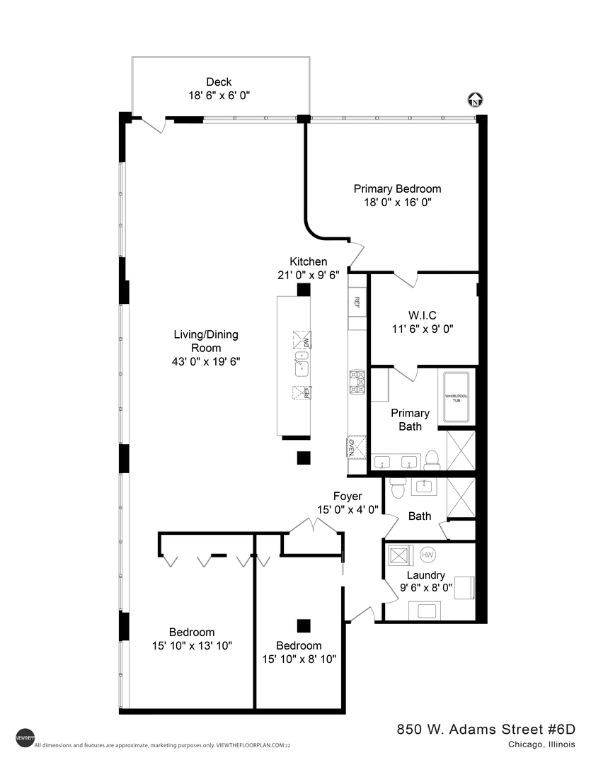 850 West Adams Street, Unit 6D Chicago, IL 60607 - Photo 35 of 35 unknown