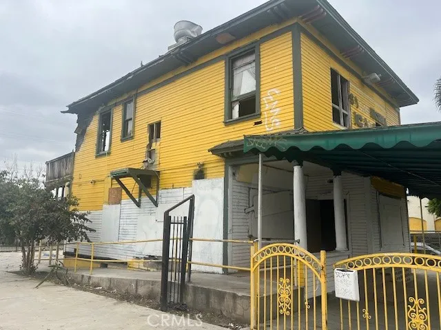 front view of a house with a street