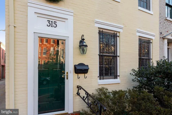 a view of front door of house