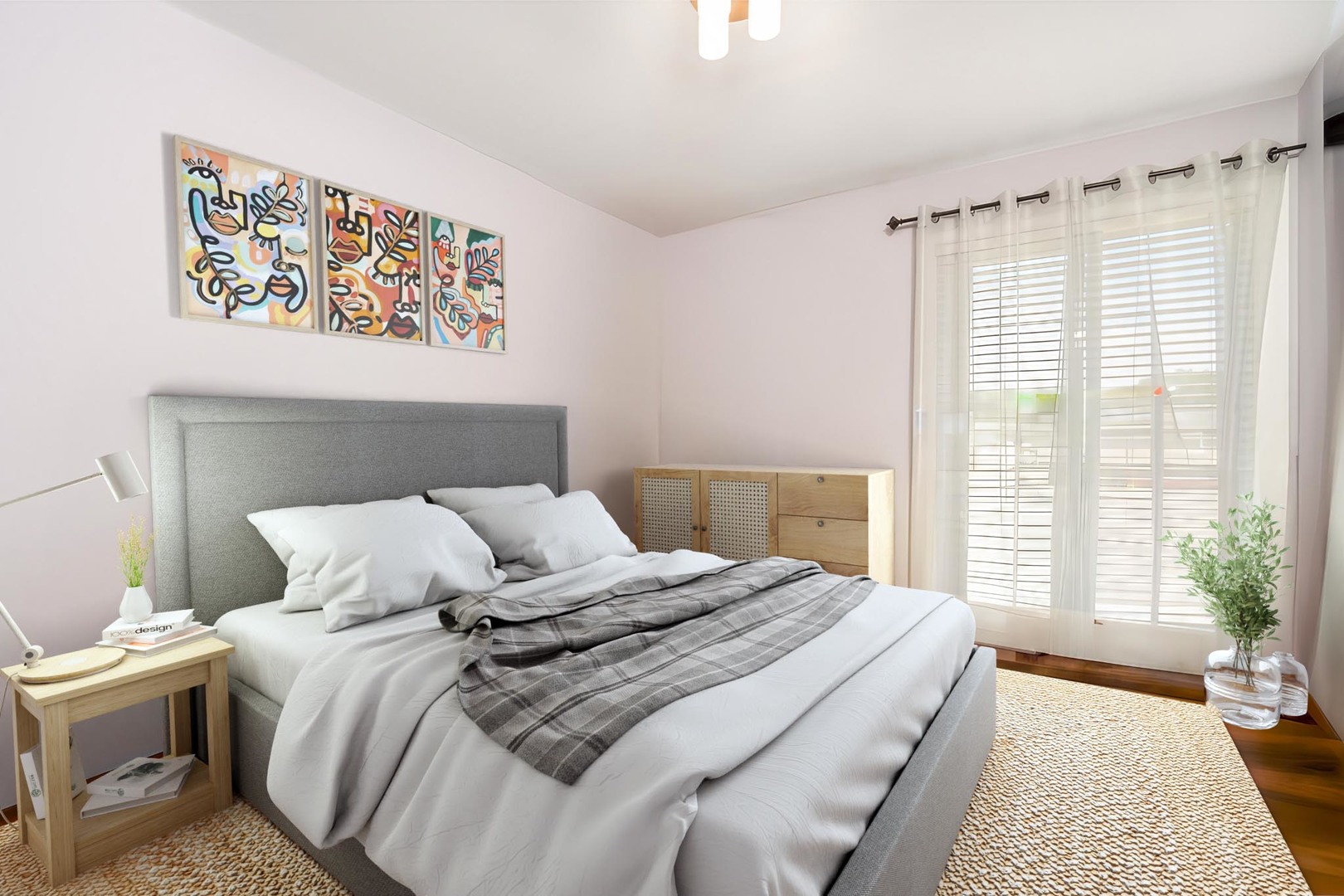 12 Cour Monnet Palos Hills, IL 60465 - Photo 14 of 27 a bedroom with a large bed and a large window