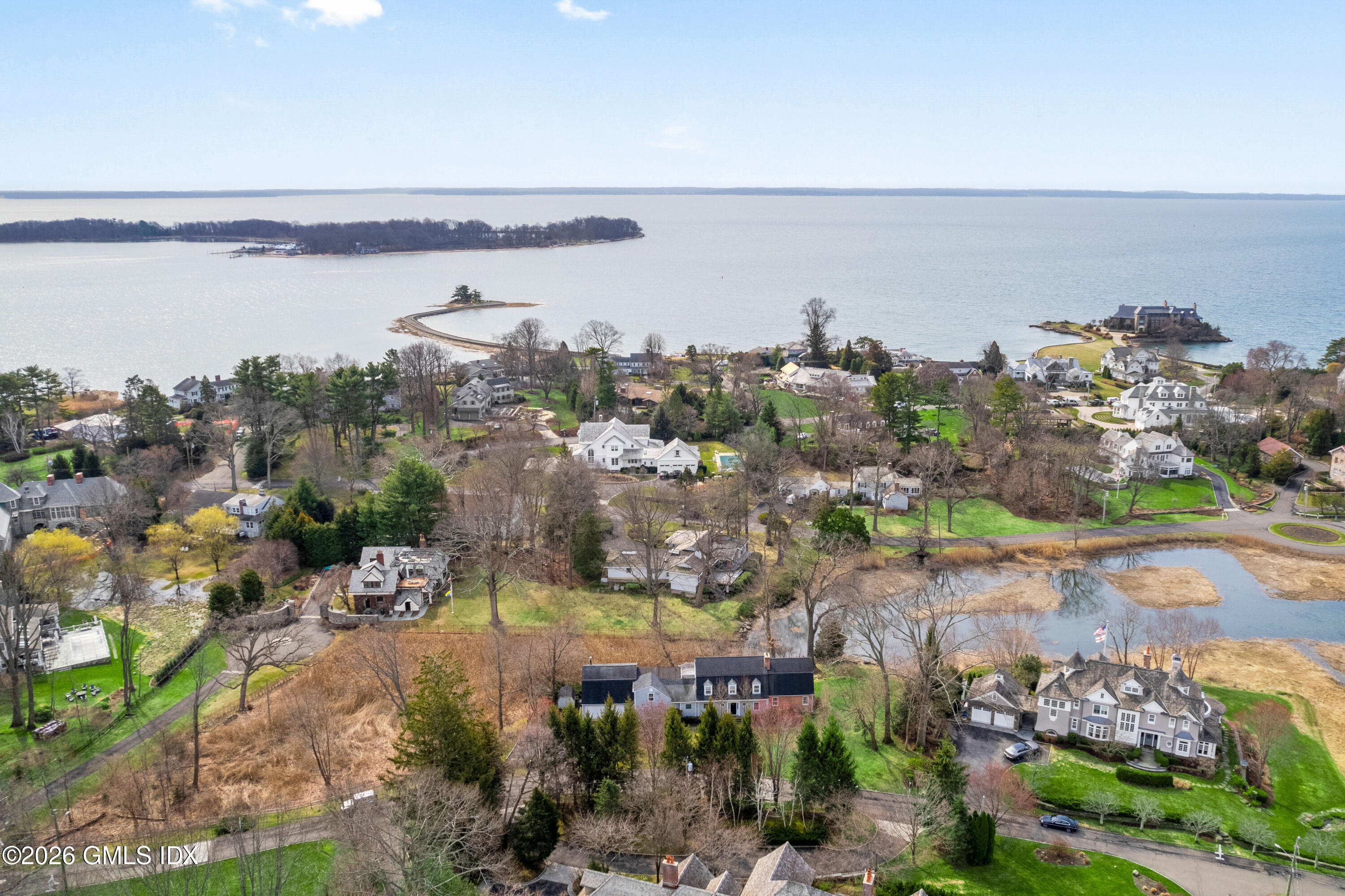 8 Indian Point Lane Riverside, CT 06878 - Photo 4 of 8 drone view