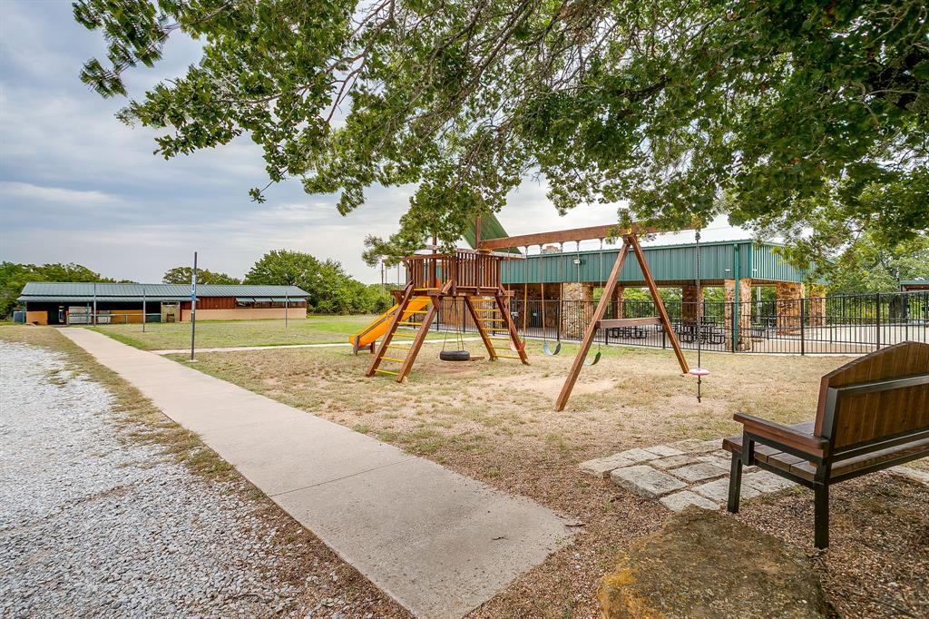 205 Pheasant Run Court Sunset, TX 76270 - Photo 14 of 28 a view of a swimming pool with a patio