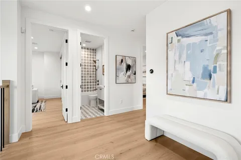 a view of livingroom with furniture and wooden floor