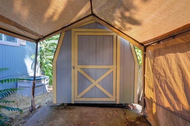 a view of front door